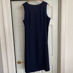 `Jcrew 365 Navy Sheath Dress 16T